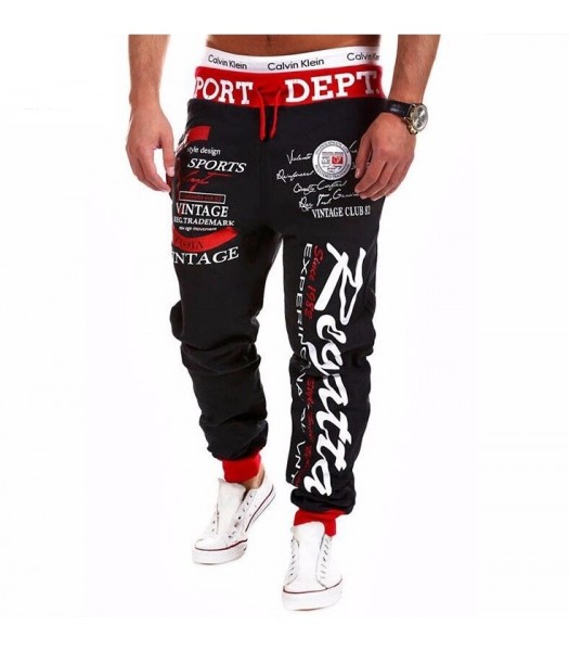 Street And Harem Pants black and red