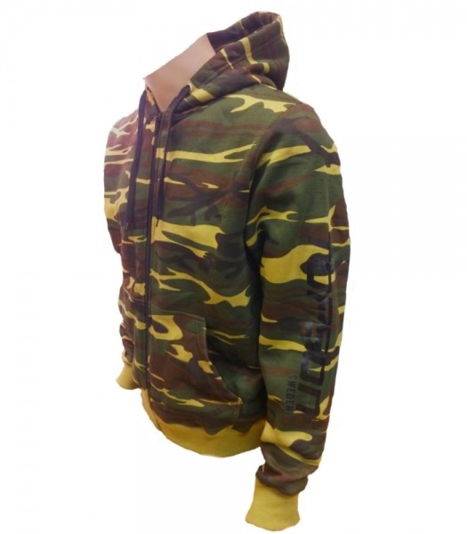Hoodie Green Camouflage 
