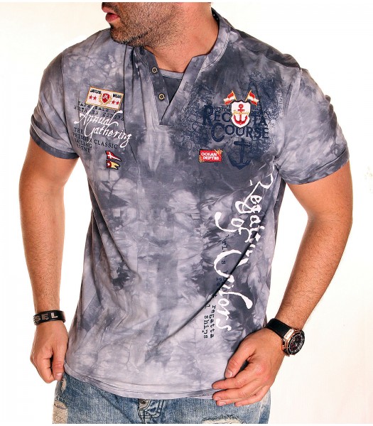 T-shirt design Regatta Course gray