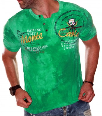 T-shirt design Monte Carlo Green
